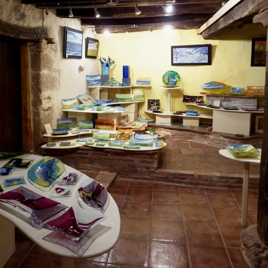 Tienda de vidrio artesanal